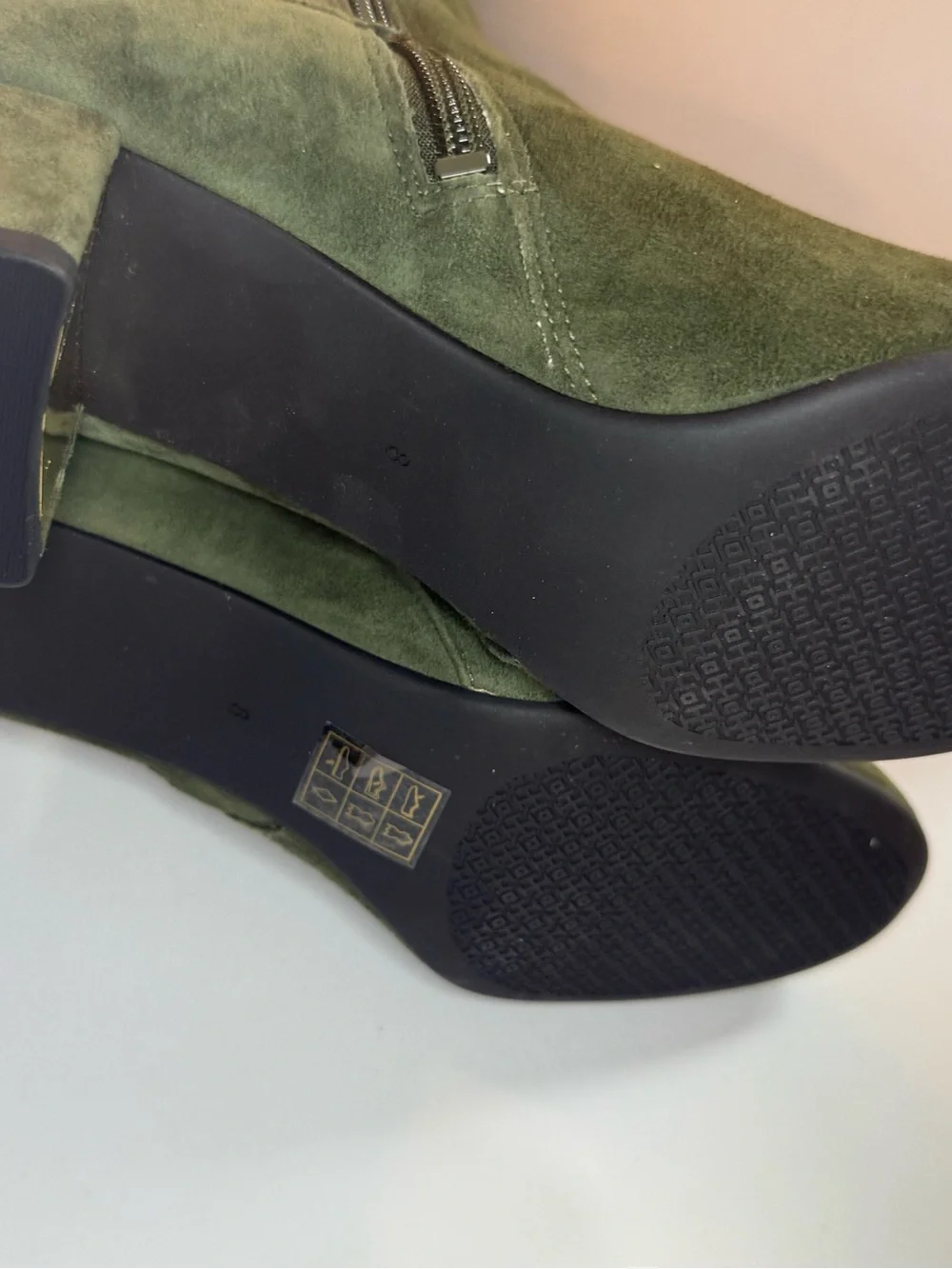 Tory Burch Lila 45mm OTK Boots in Boxwood